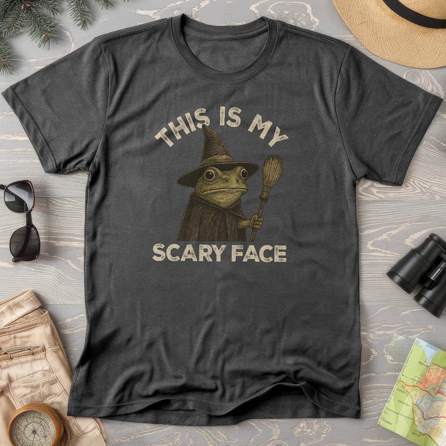 This Is My Scary Face Comfort Colors T-Shirt