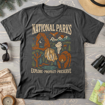 National Parks "Stencil Cut" Comfort Colors T-Shirt