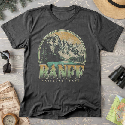 Banff National Park Groovy Screenprint Comfort Colors T-Shirt