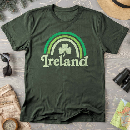 Ireland Rainbow Shamrock Comfort Colors T-Shirt