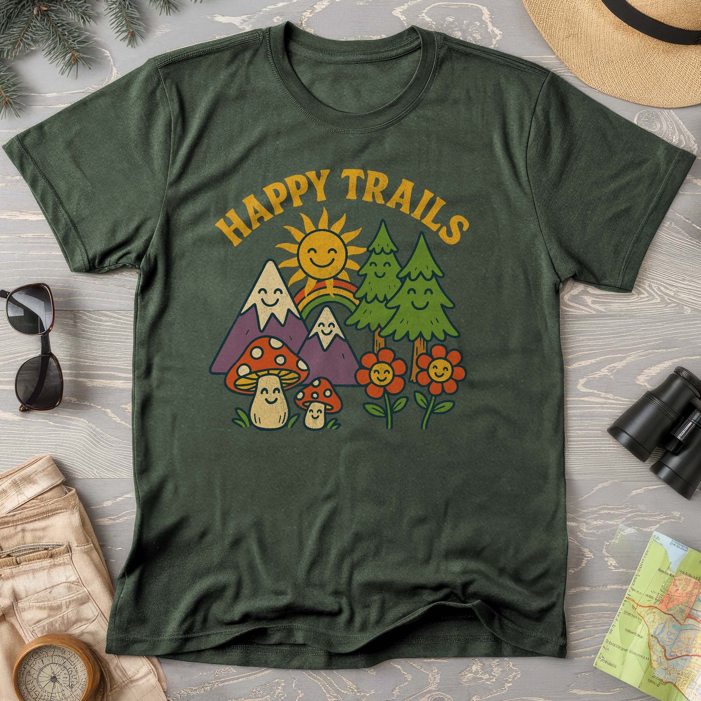 Happy Trails Comfort Colors T-Shirt