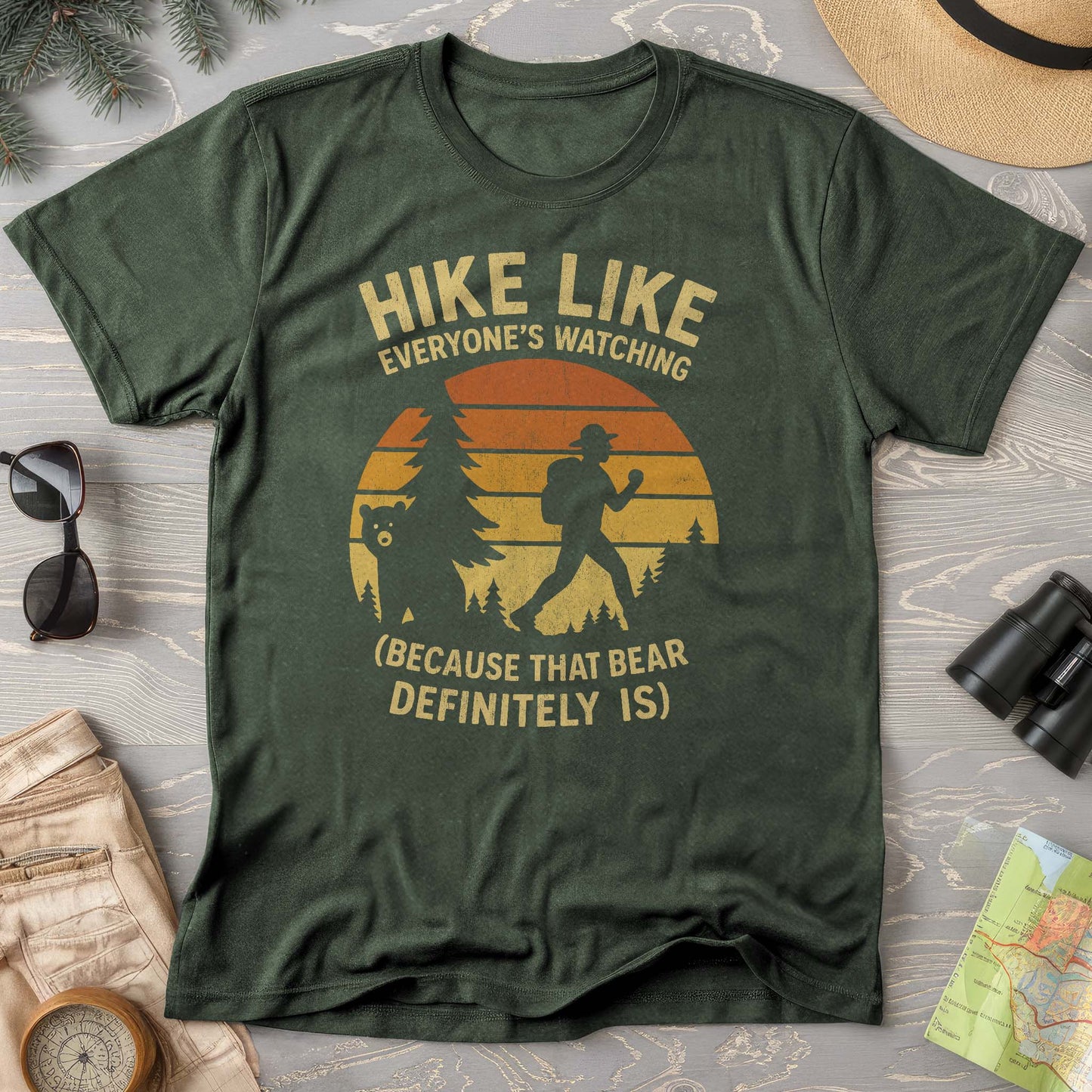 Hike Like Everyone's Watching Comfort Colors T-Shirt