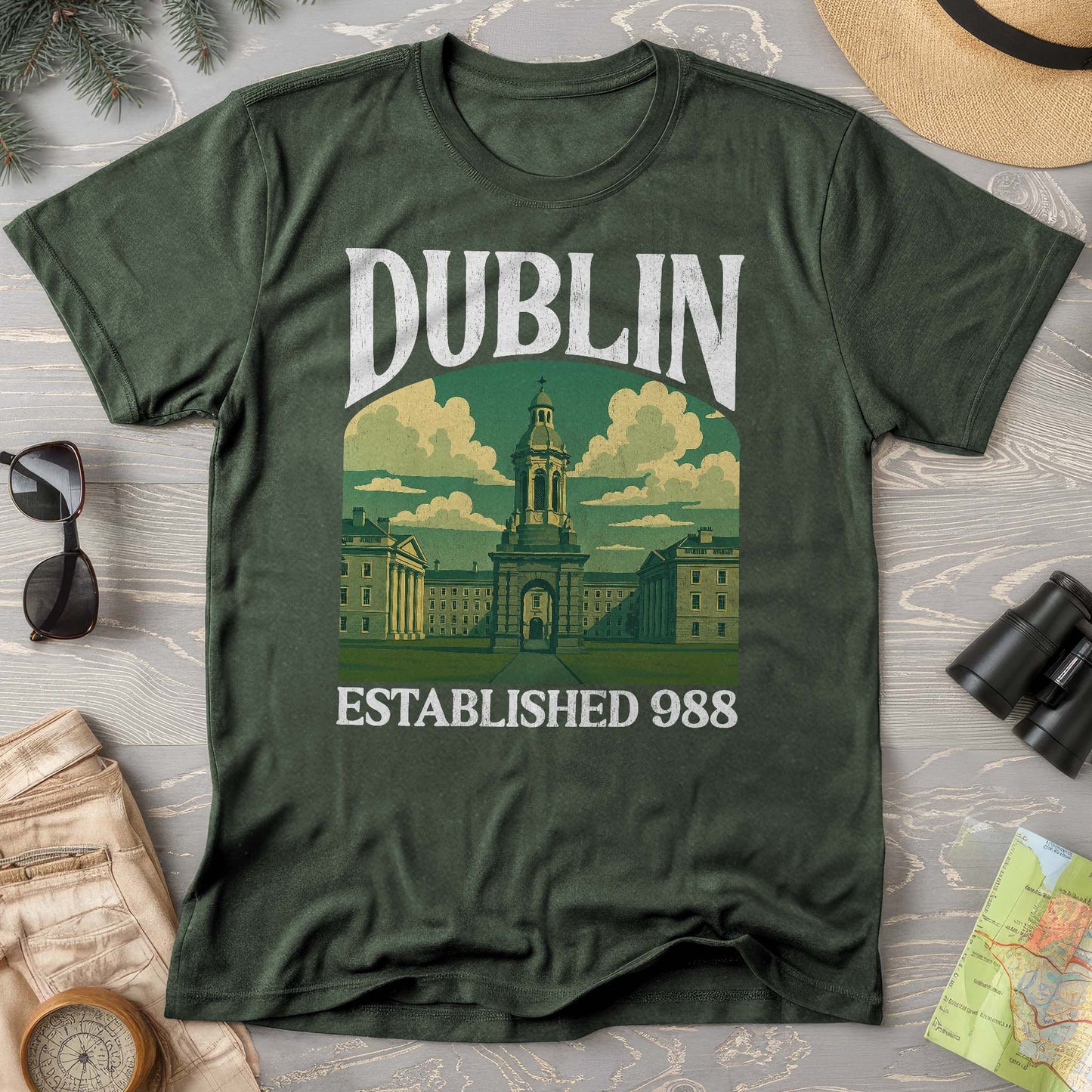 Dublin Ireland "Big and Bold" Comfort Colors T-Shirt
