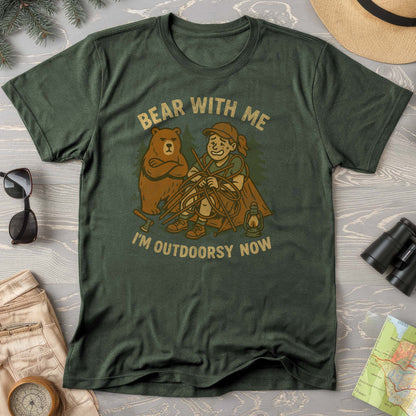 Women's "Bear With Me" Outdoorsy Comfort Colors T-Shirt