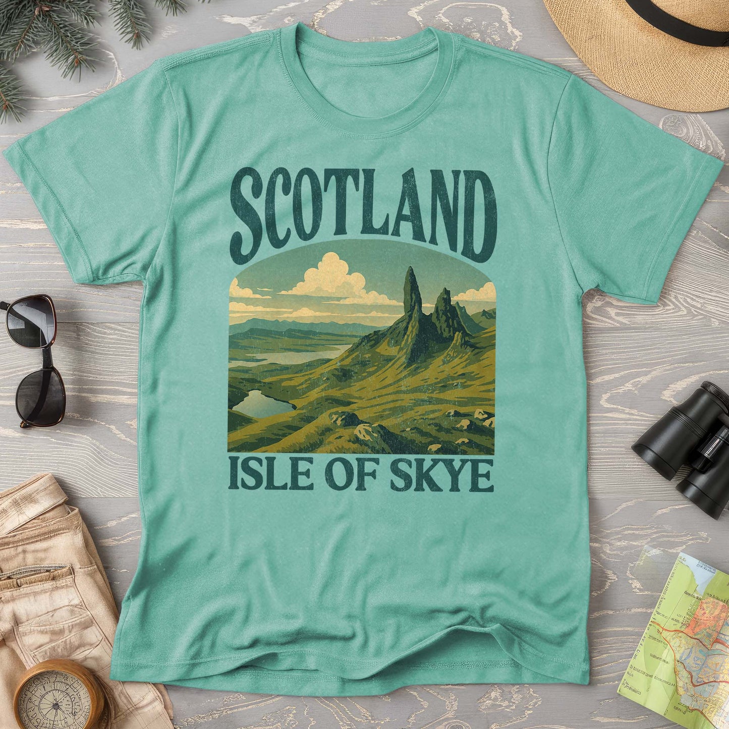 Scotland Isle of Skye "Big & Bold" Comfort Colors T-Shirt