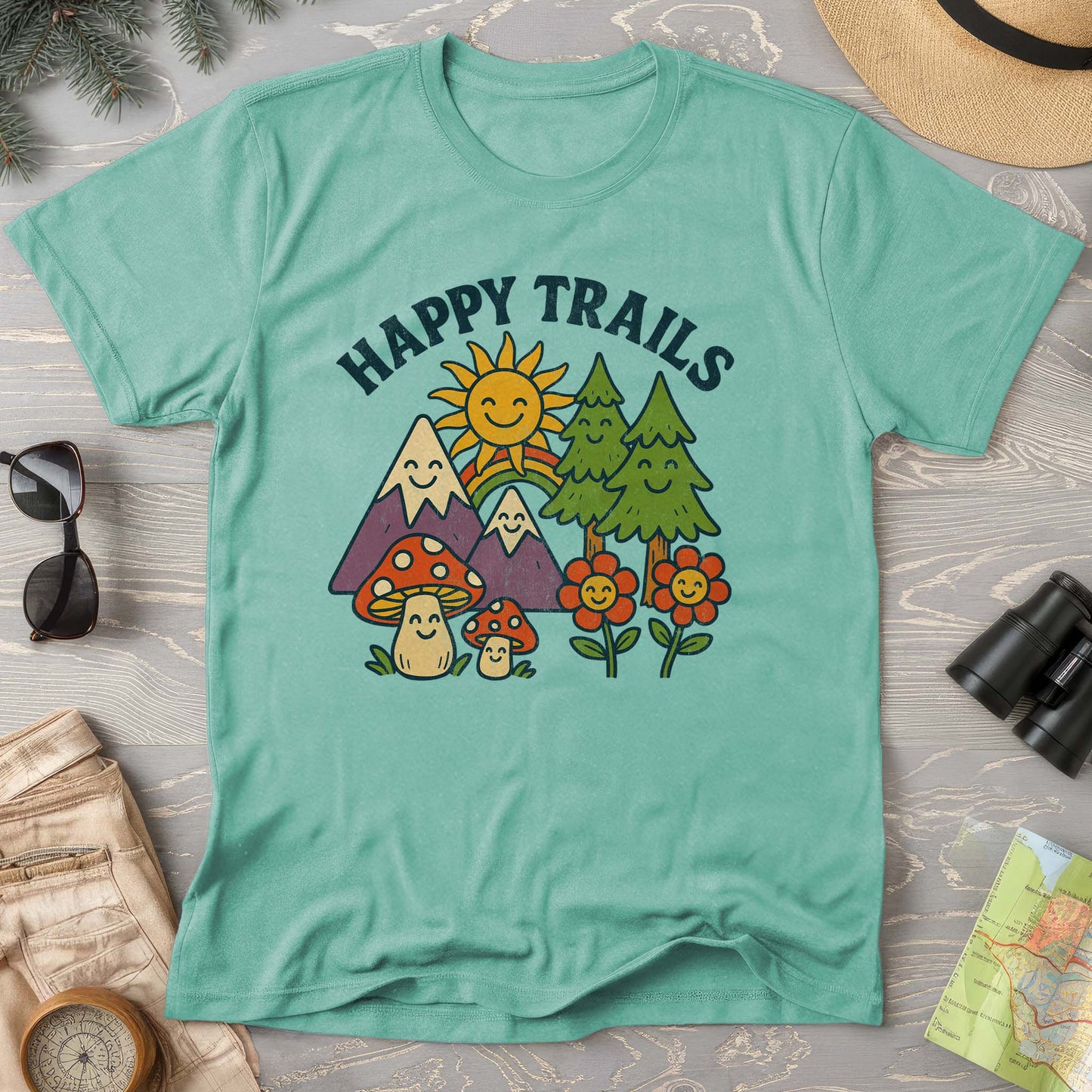 Happy Trails Comfort Colors T-Shirt