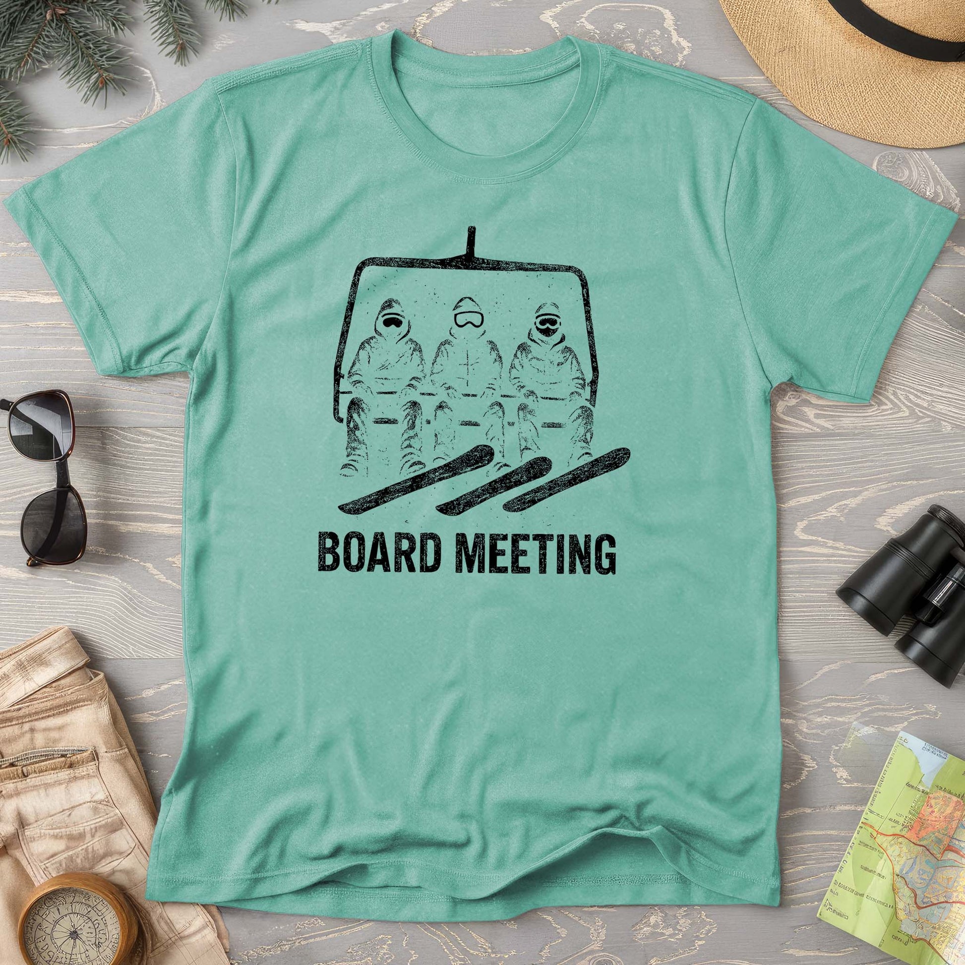Snowboard "Board Meeting" Comfort Colors T-Shirt