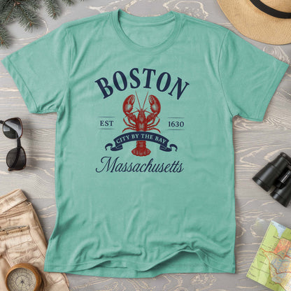 Boston City By the Bay Lobster Comfort Colors T-Shirt