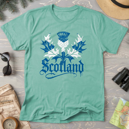 Scotland Gothic Thistle Comfort Colors T-Shirt