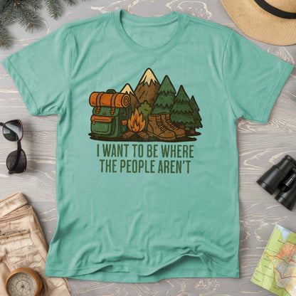 Where The People Aren't Comfort Colors T-Shirt