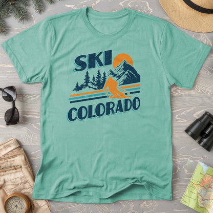 Ski Colorado Retro 80's Comfort Colors T-Shirt