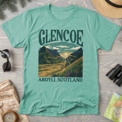 Glencoe Scotland "Big & Bold" Comfort Colors T-Shirt