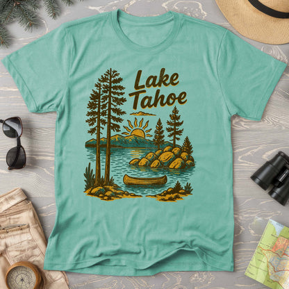 Lake Tahoe Canoe Sketch