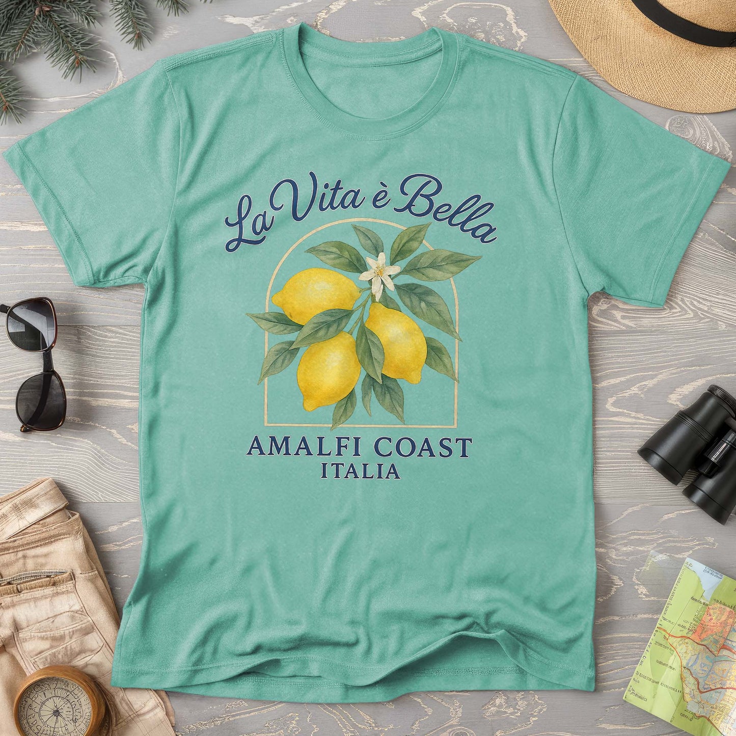 Amalfi Coast "La Vita Bella" Comfort Colors T-Shirt