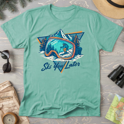 Ski You Later Retro 1980's Comfort Colors T-Shirt