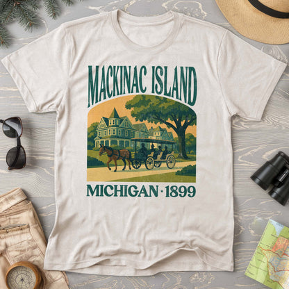 Mackinac Island Michigan "Big and Bold" Comfort Colors T-Shirt