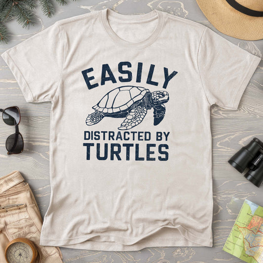 Easily Distracted By Turtles Comfort Colors T-Shirt