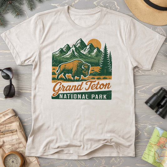Grand Teton Retro 4 Color Comfort Colors T-Shirt