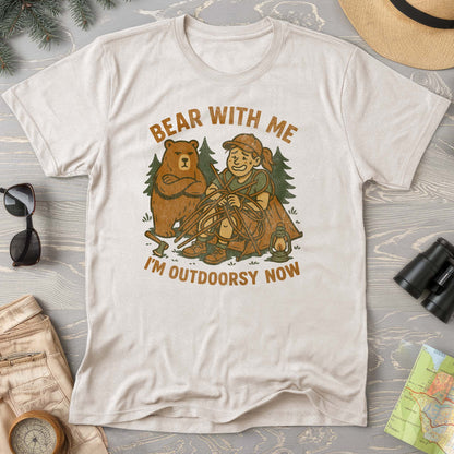 Women's "Bear With Me" Outdoorsy Comfort Colors T-Shirt