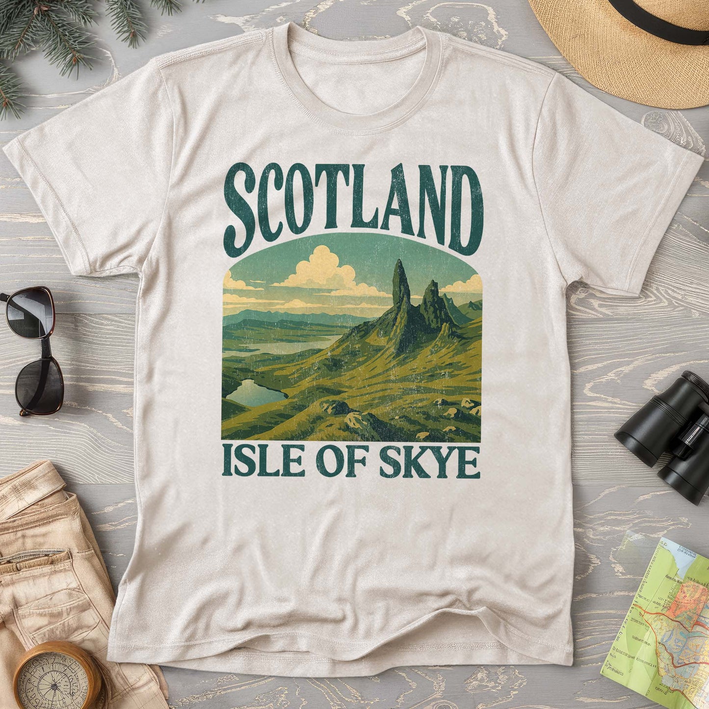 Scotland Isle of Skye "Big & Bold" Comfort Colors T-Shirt