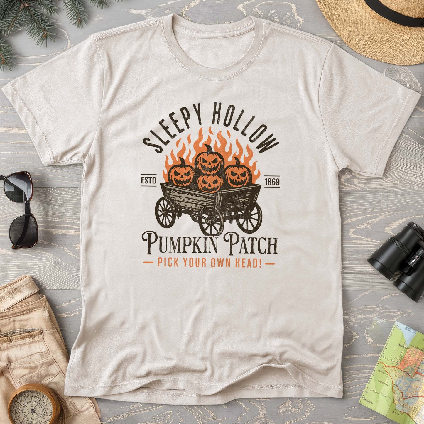 Sleepy Hollow Pumpkin Patch Comfort Colors T-Shirt