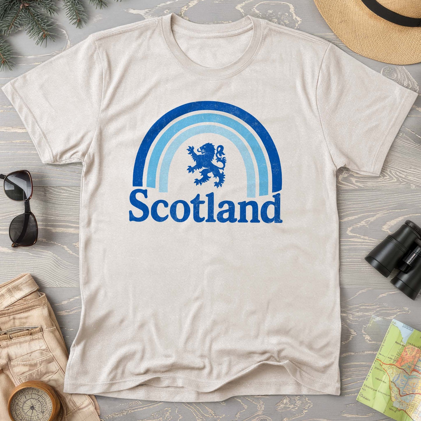 Scotland Rainbow Lion Comfort Colors T-Shirt