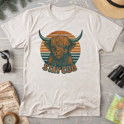 Highland Cow "Stay Coo" Comfort Colors T-Shirt
