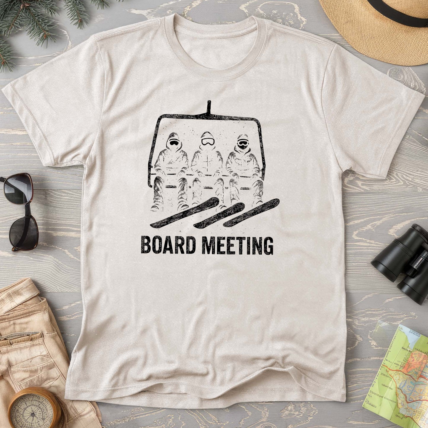 Snowboard "Board Meeting" Comfort Colors T-Shirt