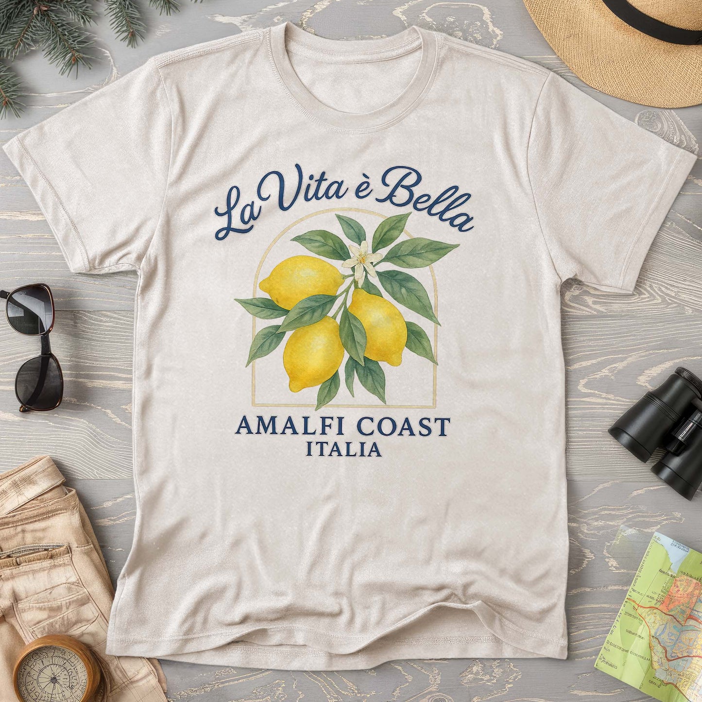 Amalfi Coast "La Vita Bella" Comfort Colors T-Shirt