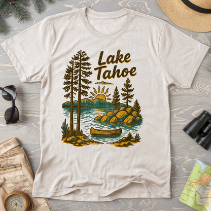 Lake Tahoe Canoe Sketch