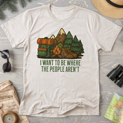 Where The People Aren't Comfort Colors T-Shirt