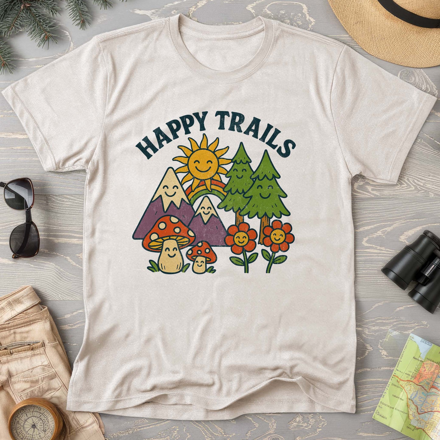 Happy Trails Comfort Colors T-Shirt