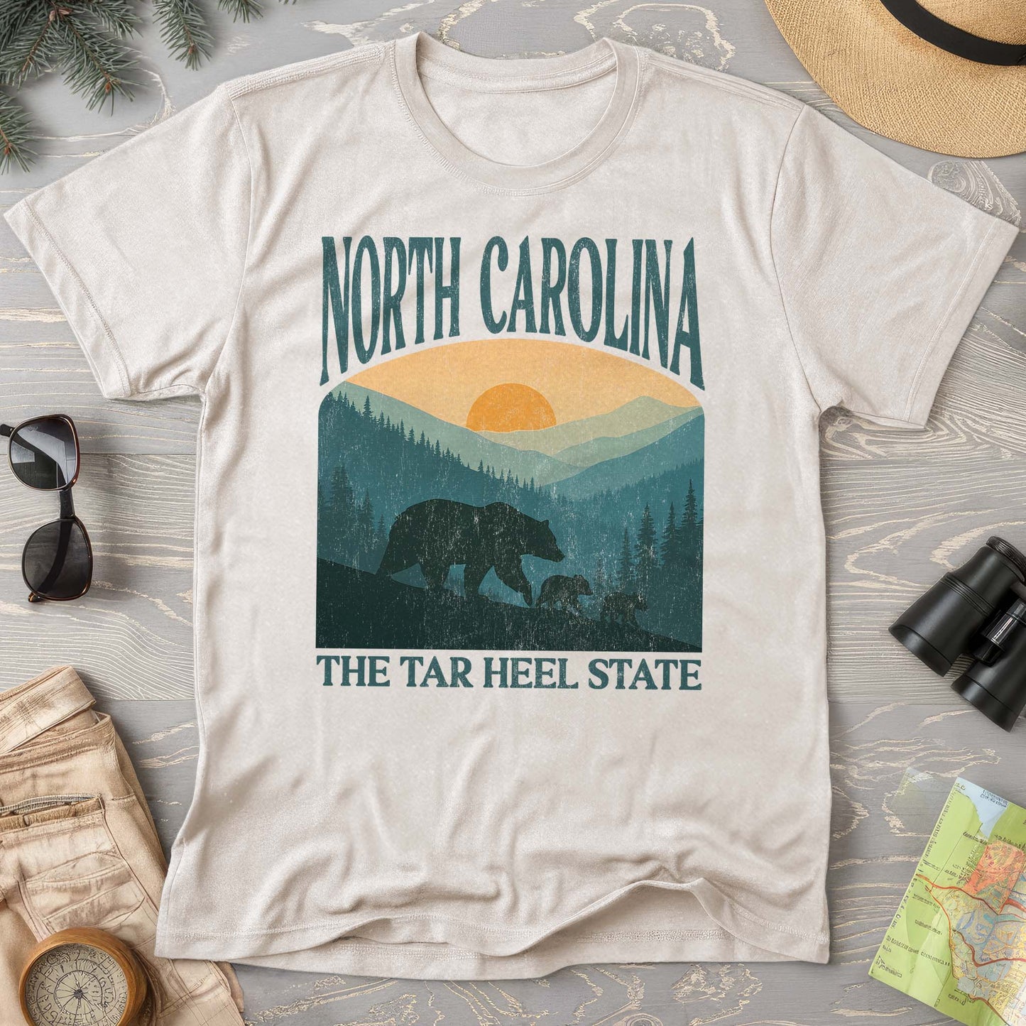North Carolina Mountains "Big & Bold" Comfort Colors T-Shirt