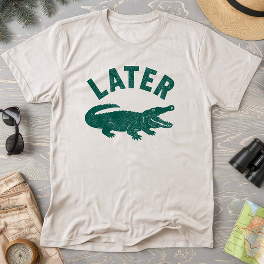 Later Alligator Vintage Textured Comfort Colors T-Shirt