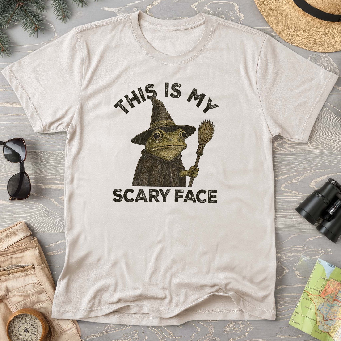 This Is My Scary Face Comfort Colors T-Shirt