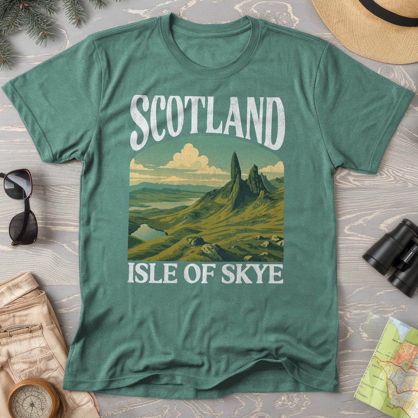 Scotland Isle of Skye "Big & Bold" Comfort Colors T-Shirt