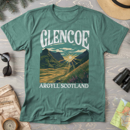 Glencoe Scotland "Big & Bold" Comfort Colors T-Shirt