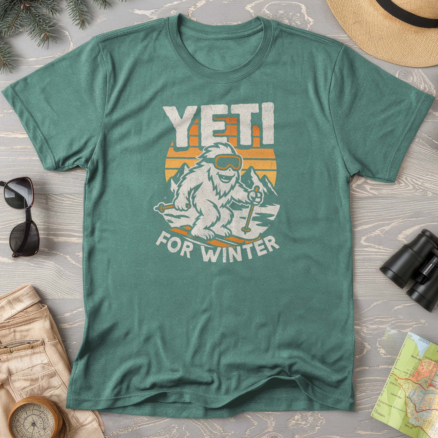 Yeti for Winter Comfort Colors T-Shirt
