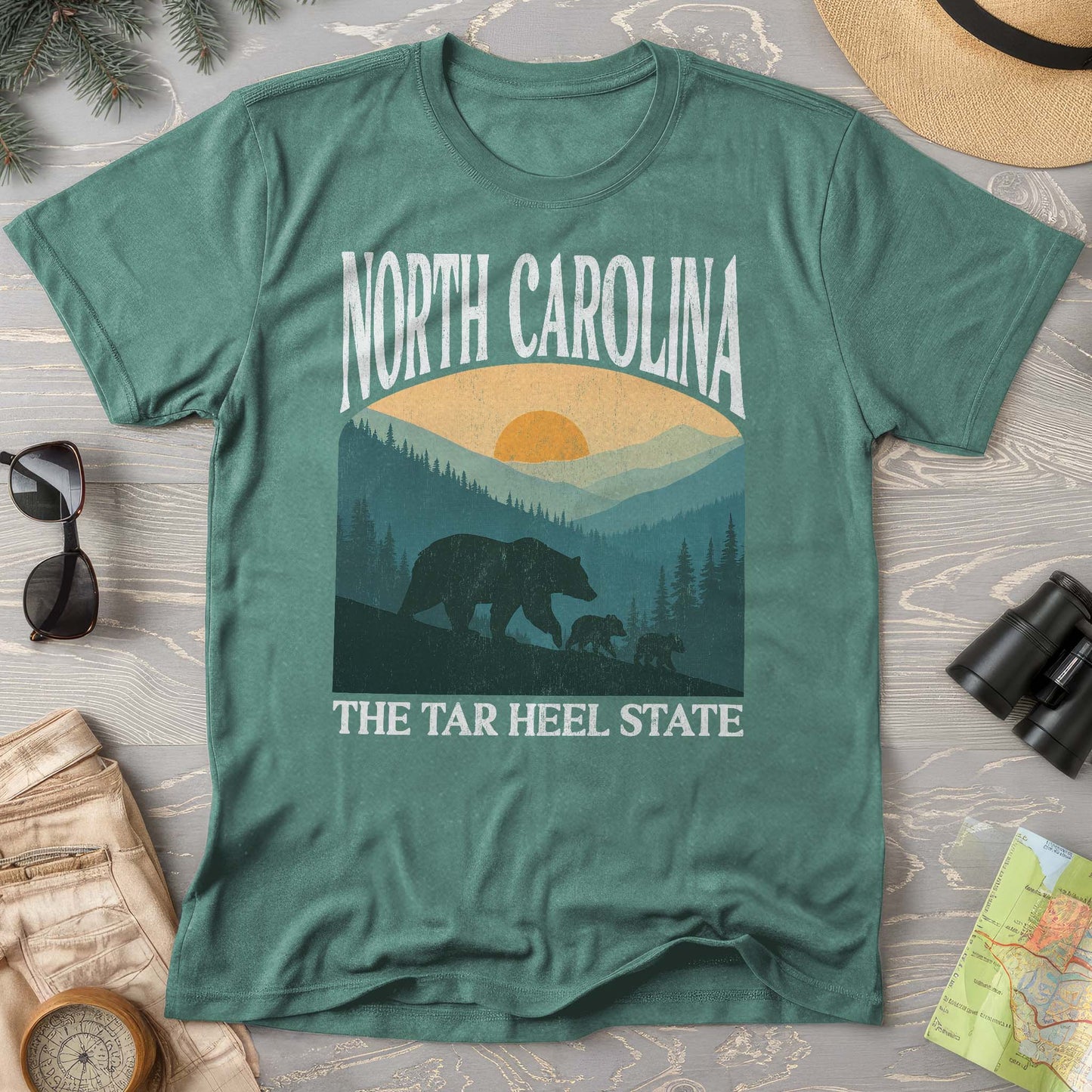 North Carolina Mountains "Big & Bold" Comfort Colors T-Shirt