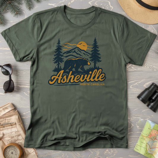 Asheville Vintage Bear Comfort Colors T-Shirt