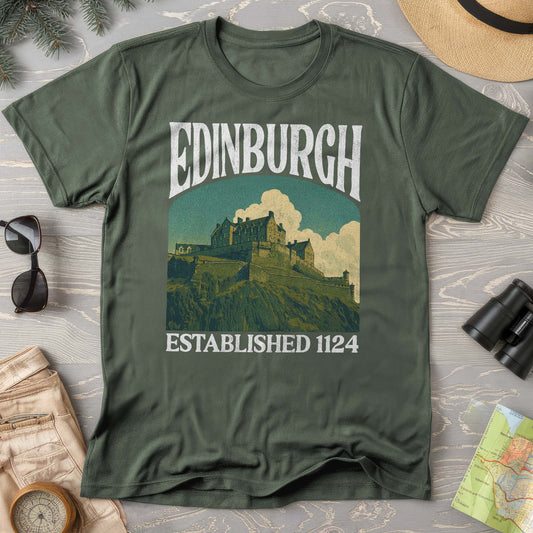 Edinburgh Scotland "Big and Bold" Comfort Colors T-Shirt