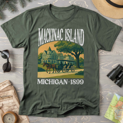 Mackinac Island Michigan "Big and Bold" Comfort Colors T-Shirt