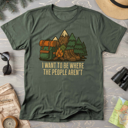 Where The People Aren't Comfort Colors T-Shirt