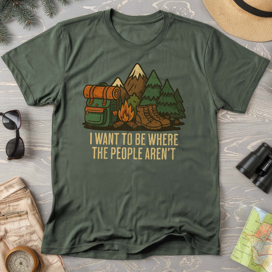 Where The People Aren't Comfort Colors T-Shirt