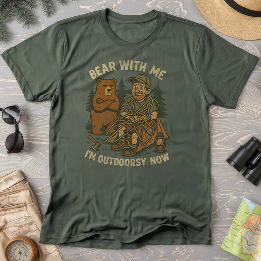Men's "Bear With Me" Outdoorsy Comfort Colors T-Shirt