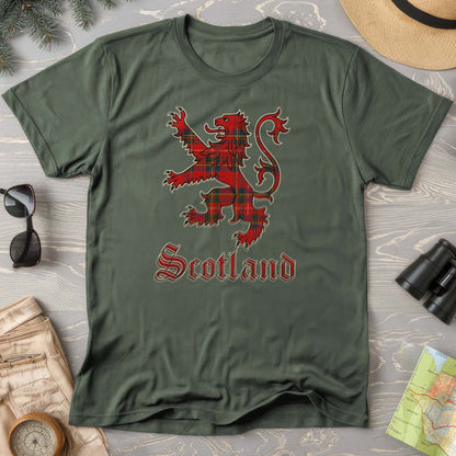 Scotland Tartan Lion Comfort Colors T-Shirt