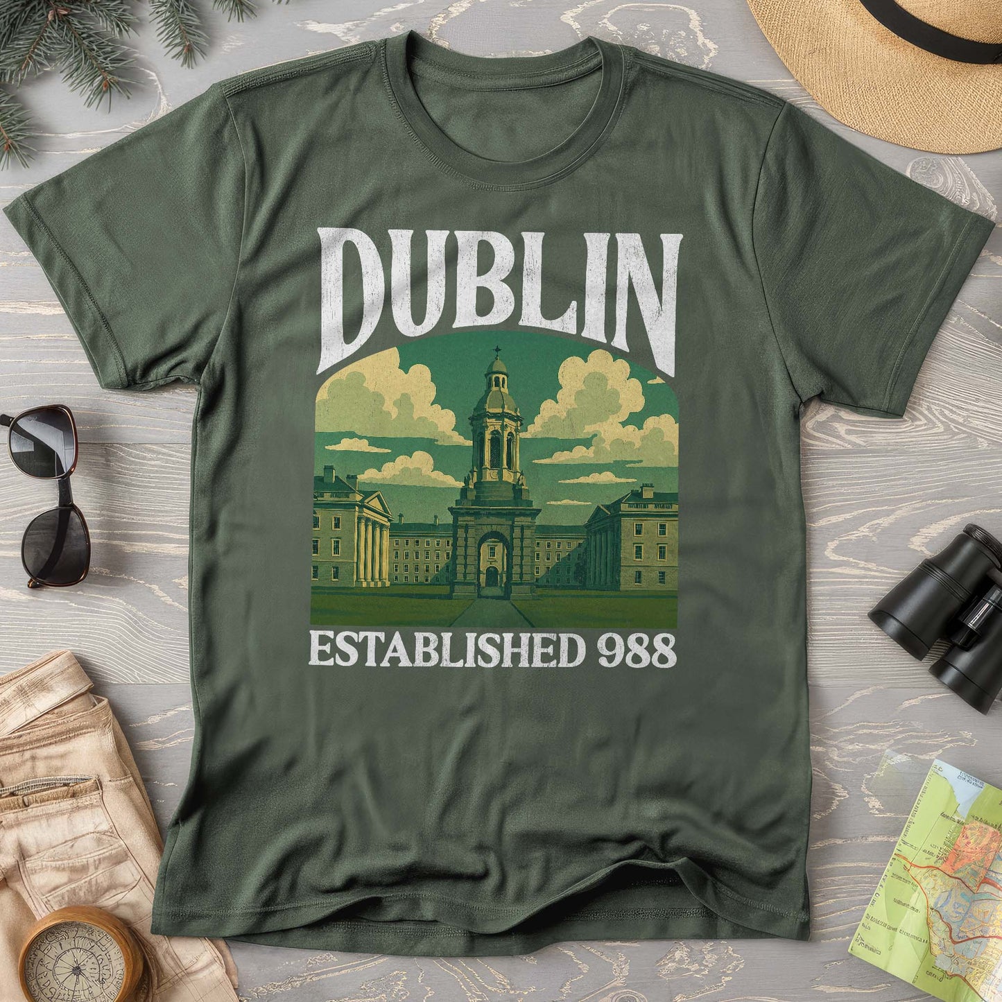 Dublin Ireland "Big and Bold" Comfort Colors T-Shirt