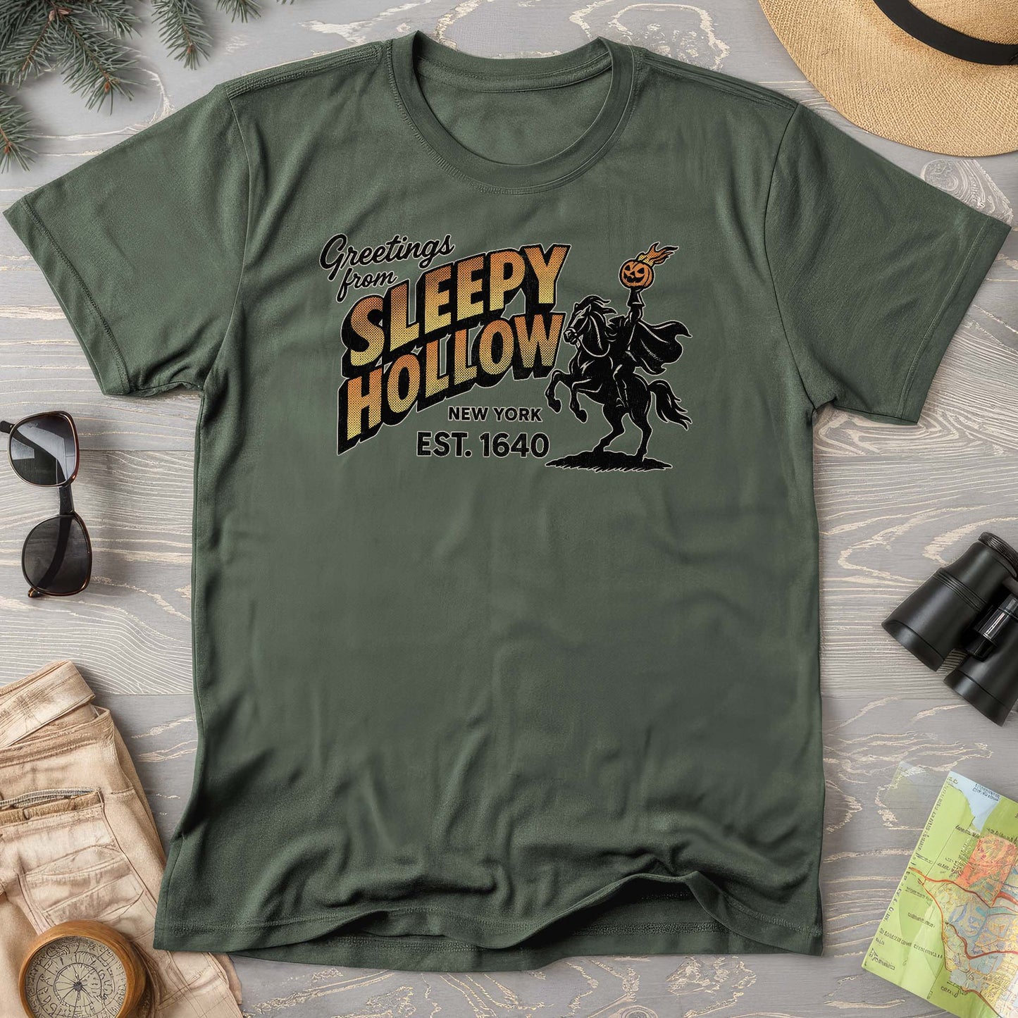 Greetings From Sleepy Hollow Comfort Colors T-Shirt