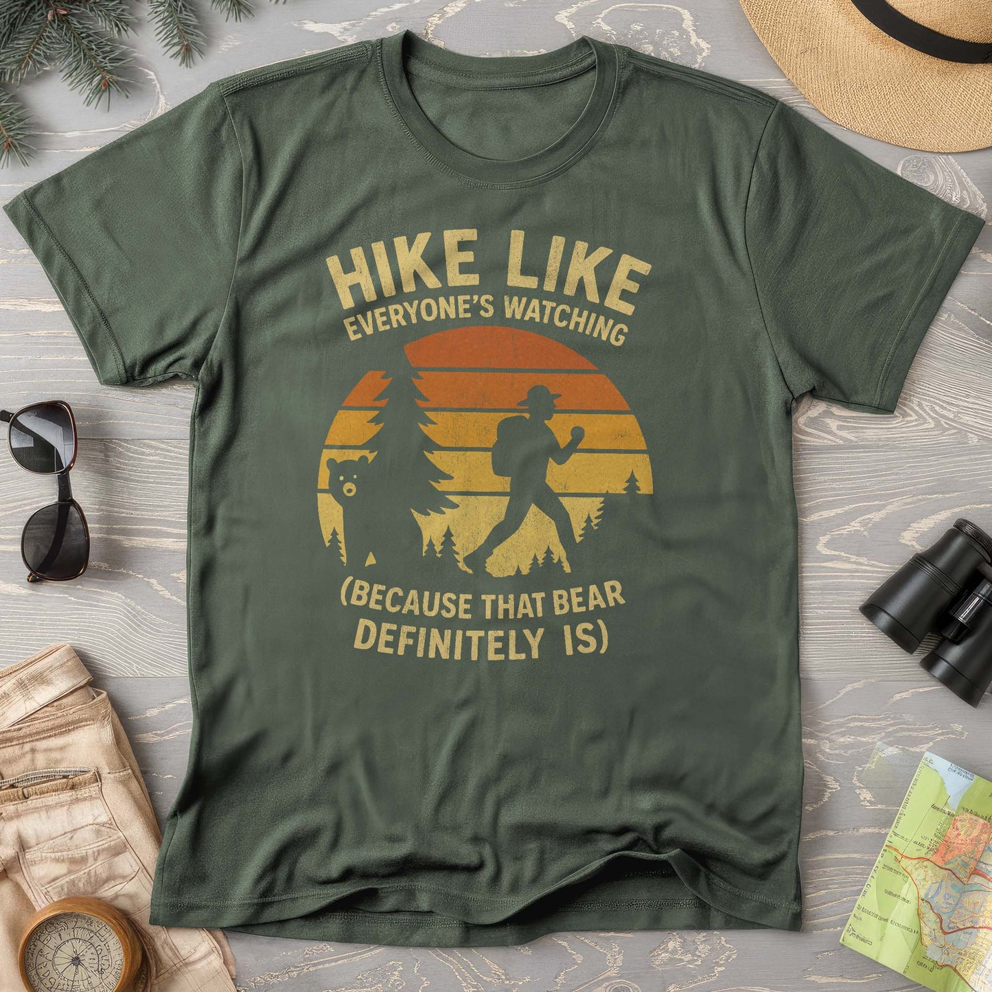 Hike Like Everyone's Watching Comfort Colors T-Shirt