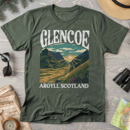 Glencoe Scotland "Big & Bold" Comfort Colors T-Shirt